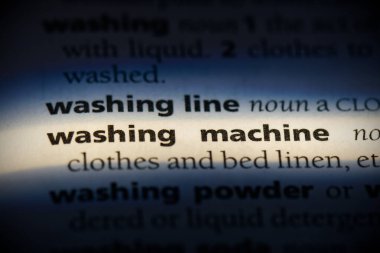 Çamaşır makinesi.