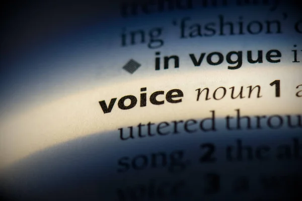 Voice — Stock Photo, Image