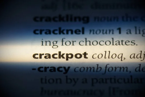 Crackpot — Stockfoto