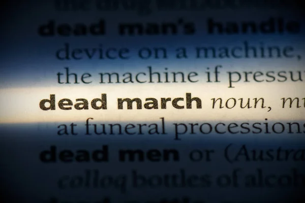Dead march — Stock Photo, Image