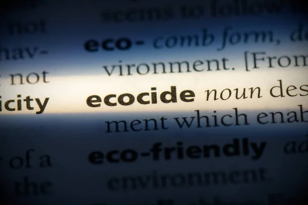 Ecocide — Stock Fotó