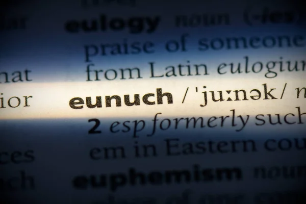 Eunuch — Stock Photo, Image