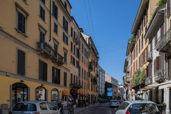 Milan, Italie - 30 juin 2019 : Vue de la rue italienne — Photo