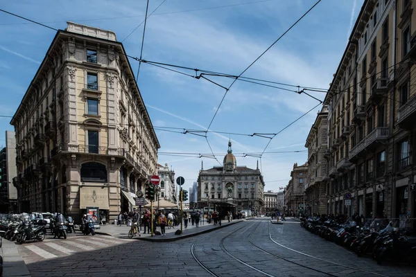 Milan, Italie - 30 juin 2019 : Vue de la Piazza Cordusio — Photo