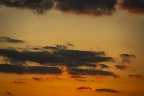 Partiell Moln Himlen Vid Soluppgången — Stockfoto