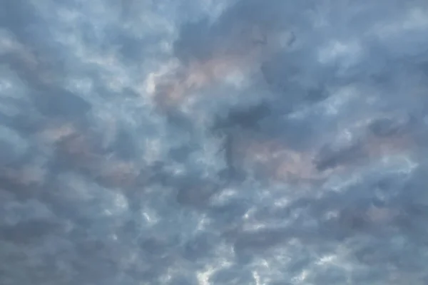 Воздушные Движения Небе Облачную Погоду — стоковое фото