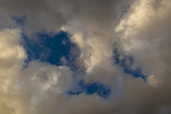 Воздушные Движения Небе Облачную Погоду — стоковое фото