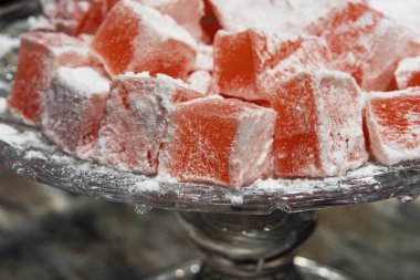 geleneksel Türk lokumu kadar kapatın