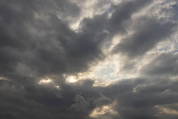 Повітряні Рухи Небі Похмуру Погоду — стокове фото