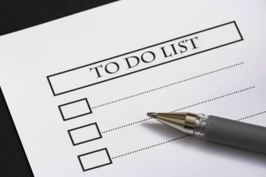 Hatırlatma notu kağıt ve kalem ile listelemek için kapatın