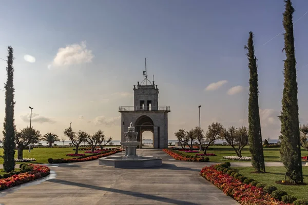 Atakoy Istanbul Octobre 2018 Vue Générale Depuis Jardin Public Baruthane — Photo