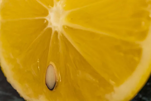 Fechar Limão Fatiado Chão — Fotografia de Stock