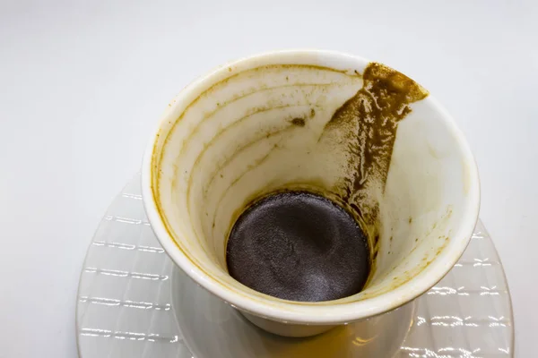 Hagyományos Török Kávé Kávé Fortune Kupa — Stock Fotó