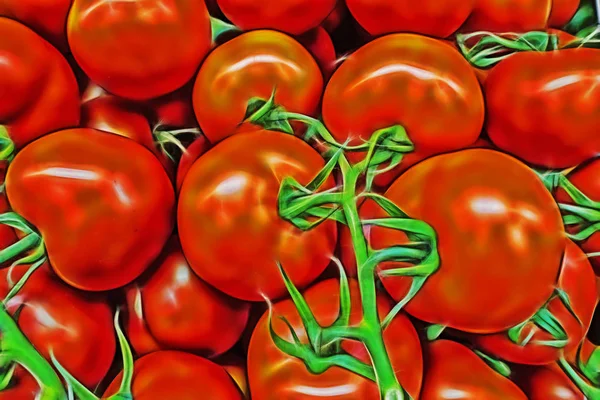 Cerrar Los Tomates Verdulería —  Fotos de Stock