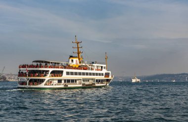 İstanbul, Türkiye-Aralık 31,12,2018. Kıtaların buluştuğu şehir. şehir manzaralı ve istanbul'dan cityscape