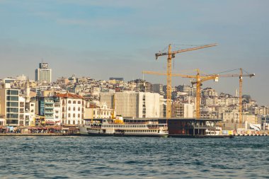 İstanbul, Türkiye-Aralık 31,12,2018. Kıtaların buluştuğu şehir. şehir manzaralı ve istanbul'dan cityscape