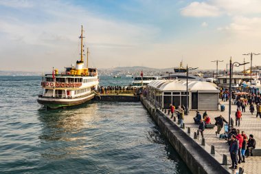 İstanbul, Türkiye-Aralık 31,12,2018. Kıtaların buluştuğu şehir. şehir manzaralı ve istanbul'dan cityscape