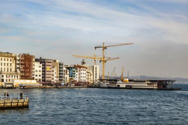 İstanbul, Türkiye-Aralık 31,12,2018. Kıtaların buluştuğu şehir. şehir manzaralı ve istanbul'dan cityscape