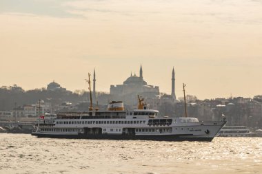 İstanbul, Türkiye-Aralık 31,12,2018. Kıtaların buluştuğu şehir. şehir manzaralı ve istanbul'dan cityscape