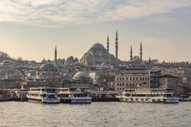 İstanbul, Türkiye-Aralık 31,12,2018. Kıtaların buluştuğu şehir. şehir manzaralı ve istanbul'dan cityscape