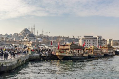 İstanbul, Türkiye-Aralık 31,12,2018. Kıtaların buluştuğu şehir. şehir manzaralı ve istanbul'dan cityscape