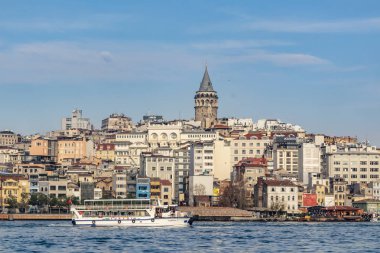 İstanbul, Türkiye-Aralık 31,12,2018. Kıtaların buluştuğu şehir. şehir manzaralı ve istanbul'dan cityscape