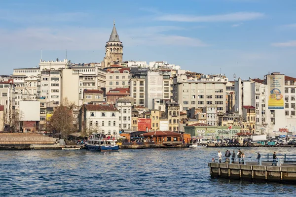 Istanbul Törökország December 2018 Város Ahol Találkozik Kontinensen Városra Városkép — Stock Fotó