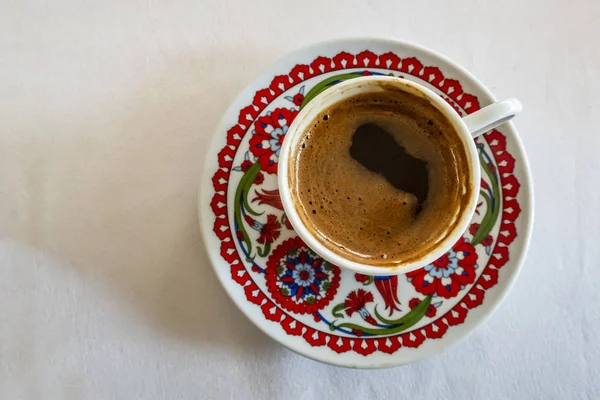 Café Turc Traditionnel Dans Tasse — Photo