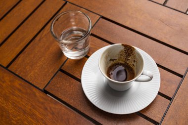 Geleneksel Türk kahvesi ve kahve fortune Kupası