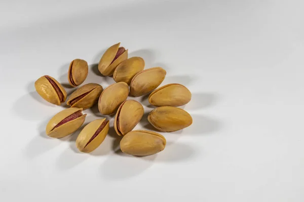 Close Pistachios Nuts Pistachios Nuts Offer Numerous Health Benefits — Stock Photo, Image