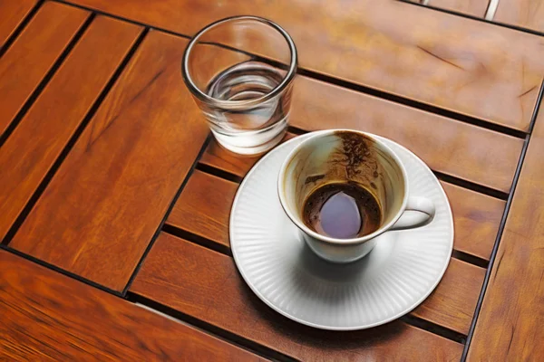 Traditional Turkish Coffee Coffee Fortune Cup — Stock Photo, Image