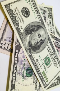 Dünya Ticaret ve ekonomik sistemin bir parçası olarak banknot dolar yığını