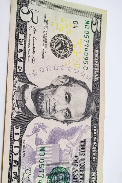 世界貿易と経済システムの一部として紙幣ドルの山 — ストック写真