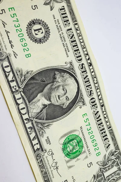 世界貿易と経済システムの一部として紙幣ドルの山 — ストック写真