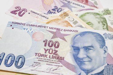 Türk Lirası banknot kadar kapatın ve circulaton içinde sikke