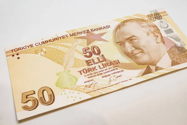 Türkische Lira Banknoten Und Münzen Umlauf — Stockfoto