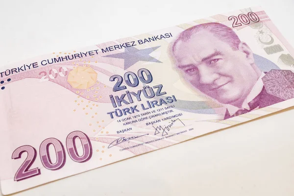 Türkische Lira Banknoten Und Münzen Umlauf — Stockfoto