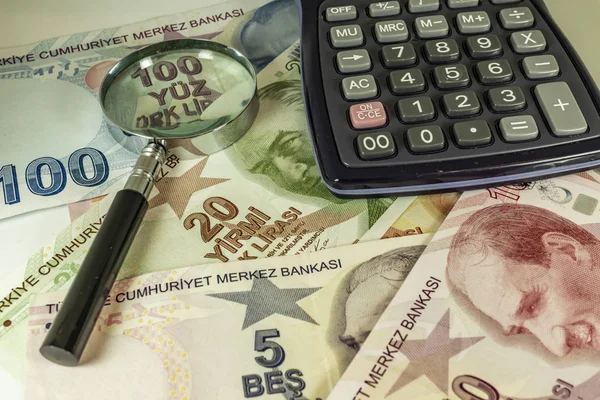 Türk Lirası banknot kadar kapatın ve circulaton içinde sikke