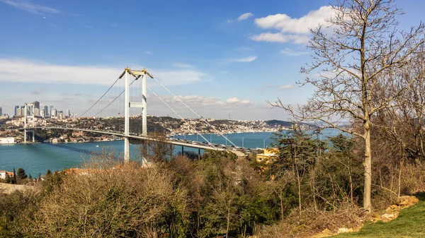 Nakkastepe Istanbul Truthahn Marsch 2019 Stadtbild Und Bosporus Blick Mit — Stockfoto