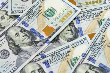  Dünya Ticaret ve ekonomik sistemin bir parçası olarak banknot dolar yığını