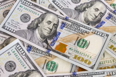  Dünya Ticaret ve ekonomik sistemin bir parçası olarak banknot dolar yığını