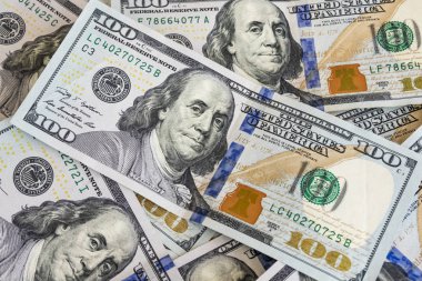  Dünya Ticaret ve ekonomik sistemin bir parçası olarak banknot dolar yığını