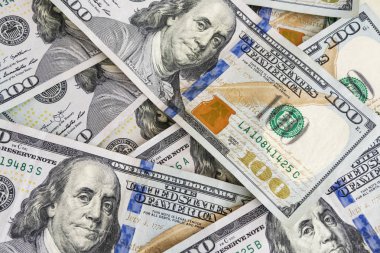  Dünya Ticaret ve ekonomik sistemin bir parçası olarak banknot dolar yığını