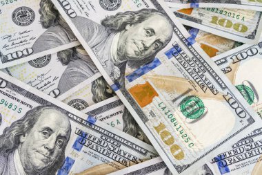  Dünya Ticaret ve ekonomik sistemin bir parçası olarak banknot dolar yığını