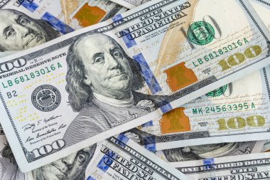  Dünya Ticaret ve ekonomik sistemin bir parçası olarak banknot dolar yığını