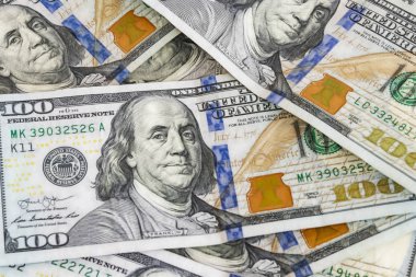  Dünya Ticaret ve ekonomik sistemin bir parçası olarak banknot dolar yığını