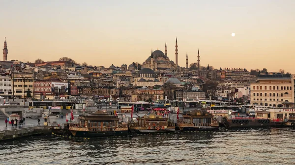 Eminönü Istanbul Türkiye Mart 2019 Cityscape Eski Şehir Istanbul Dan — Stok fotoğraf