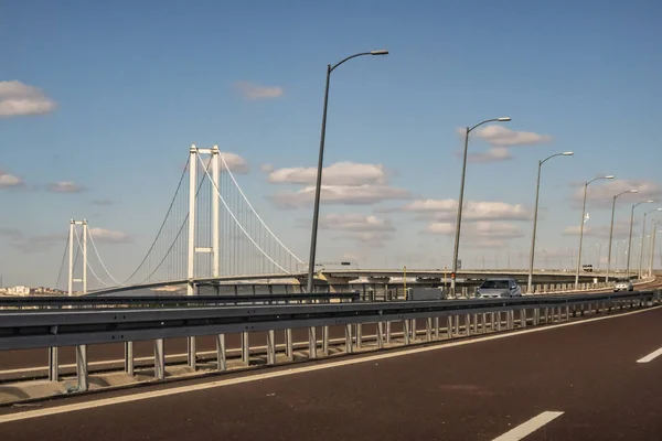 Izmit Turkije Maart 2019 Vierde Langste Hangbrug Ter Wereld Algemeen — Stockfoto