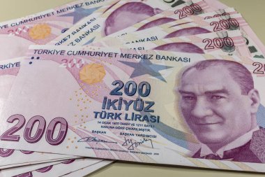 iki yüz türk lirasına yakın. Türkiye ekonomisinin en büyük banknot.
