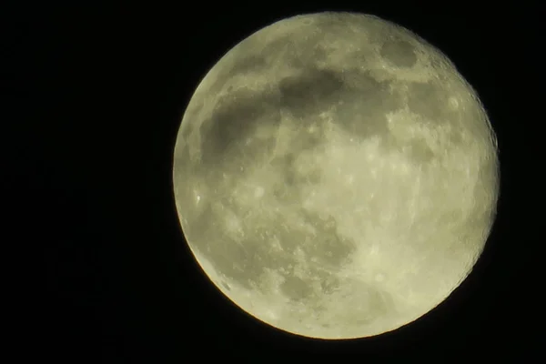 Cielo Claro Luna Llena Noche —  Fotos de Stock